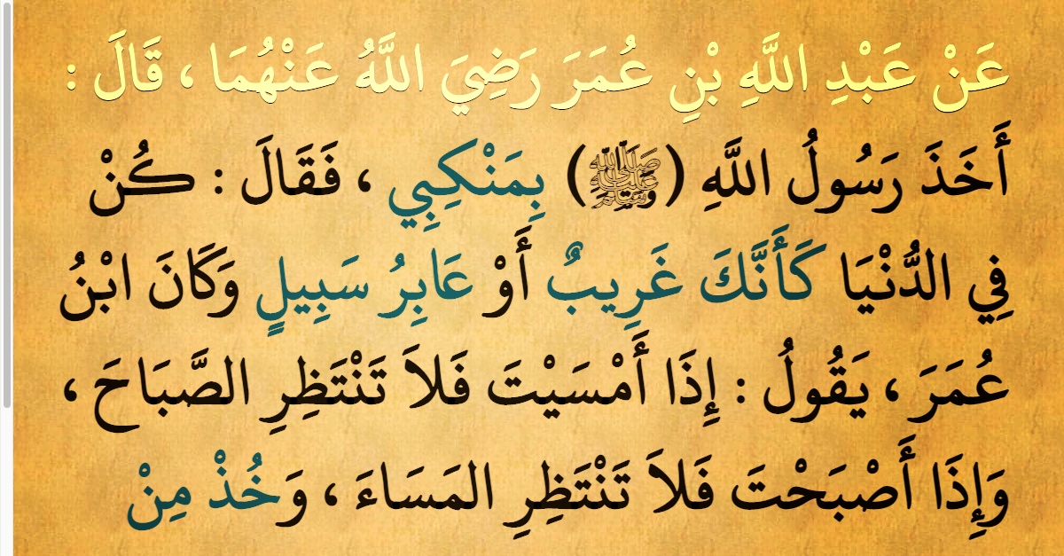 صحيح البخاري : شرح حديث رقم 6416 | صفحة 2856 | كِتَابُ الرِّقَاقِ